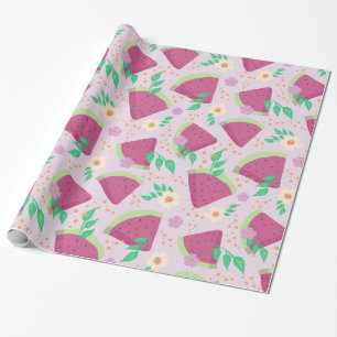 Watermeloen fruit zomer voedsel cadeaupapier