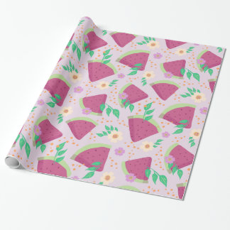 Watermeloen fruit zomer voedsel cadeaupapier
