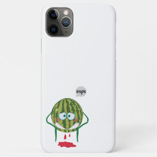 Watermeloen, gebrand iPhone 11 pro max hoesje