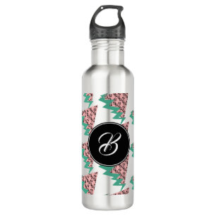 Watermeloen Geometric Patterned Tropical Summer Waterfles