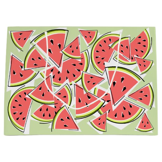 Watermeloen Green Groot Cadeauzakje (Voorkant)
