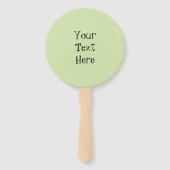 Watermeloen groene artikelen Tekst Handwaaier (Achterkant)