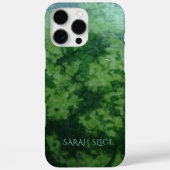 Watermeloen Groene Fruit Korst Monogrammed Case-Mate iPhone Case (Achterkant)