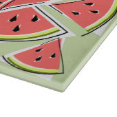 Watermeloen groene snijplaat snijplank (Hoek)