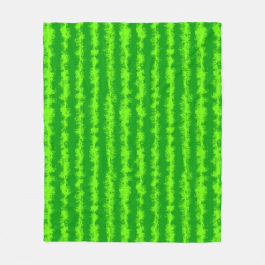 Watermeloen-groene zomerbont fleece deken (Voorkant)