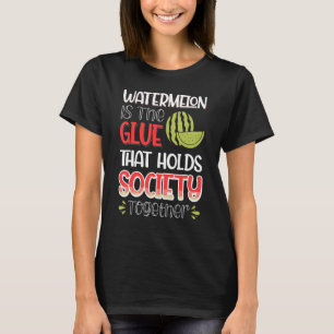 Watermeloen is de lijm die de samenleving bij elka t-shirt