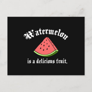 Watermeloen is een heerlijk fruit briefkaart