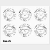 Watermeloen Jam Sketch Modern label (Vel)