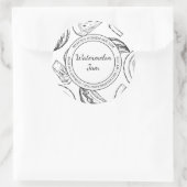 Watermeloen Jam Sketch Modern label (Tas)