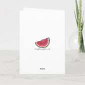 Watermeloen Kaart (Achterkant)