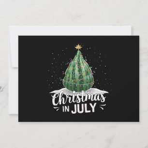 Watermeloen Kerstboom Kerst in Juli Zomer Kaart