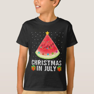Watermeloen Kerstboom T-shirt