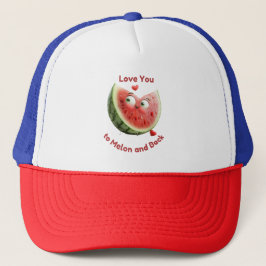 Watermeloen Liefde: Zoet & Sappig Hart Trucker Pet