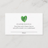 Watermeloen Luier Raffle insert kaart (Voorkant)