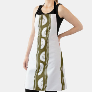 Watermeloen Luxe Jacquard Strepen Schort