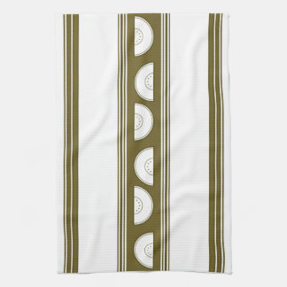 Watermeloen Luxe Jacquard Strepen Theedoek