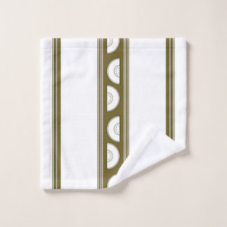 Watermeloen Luxe Jacquard Strepen Washandje