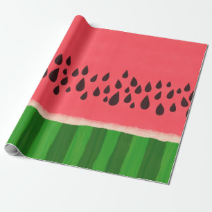 Watermeloen met zaadpatroon cadeaupapier