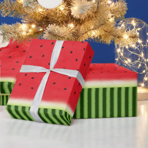 Watermeloen met zwoerd (2) cadeaupapier