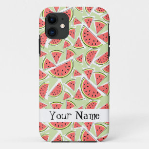 Watermeloen 'Naam' Multi groene iPhone case