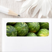 Watermeloen op de markt etiket (Insitu)