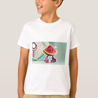 Watermeloen op wielen: leuk en speels T-shirt