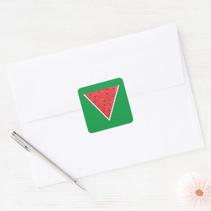 watermeloen Palestina فلس طين Vierkante Sticker