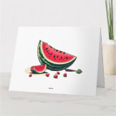 Watermeloen Palestina Kaart (Achterkant)