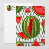 Watermeloen Palestina Kaart Slice (Voorkant / Achterkant)