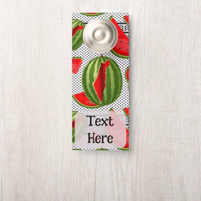 Watermeloen Palestina Kaart Slice (Op knop)