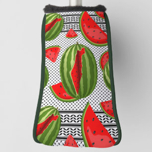 Watermeloen Palestina Kaart Slice Golfheadcover