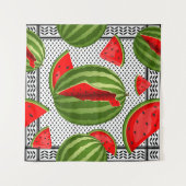 Watermeloen Palestina Kaart Slice Wandkleed (Voorkant (horizontaal))