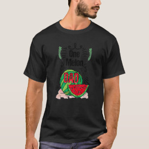 Watermeloen pap Summer Melon Fruit Fathers Day T-shirt
