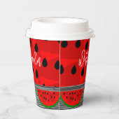Watermeloen Papieren Bekers (Rechts)