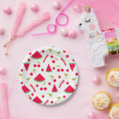 Watermeloen Papieren Bordje (Feest)