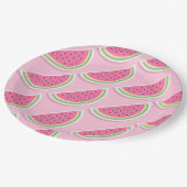 Watermeloen Papieren Bordje (Gekanteld)