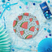 Watermeloen Papieren Bordje (Feest)