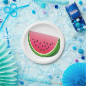 Watermeloen Papieren Bordje (Feest)