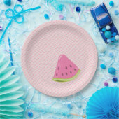 Watermeloen Papieren Bordje (Feest)