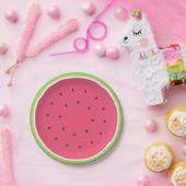 Watermeloen Papieren Bordje (Feest)