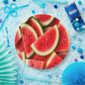 Watermeloen Papieren Bordje (Feest)