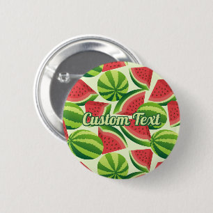 Watermeloen Pattern Pinback Button