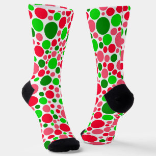Watermeloen Polka Dots Pattern Socks Sokken