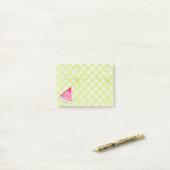 Watermeloen Post-it® Notes (Op bureau)