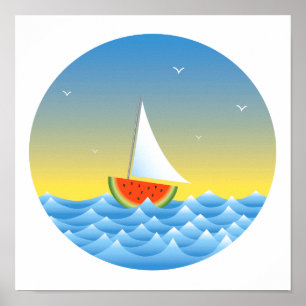 Watermeloen Poster