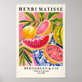 Watermeloen Poster, Matisse Art Print, Mid Century Poster (Voorkant)