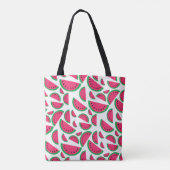 Watermeloen print canvas tas (Achterkant)