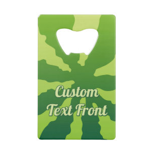 Watermeloen Rind Creditcard Fles Open Kredietkaart Flessenopener