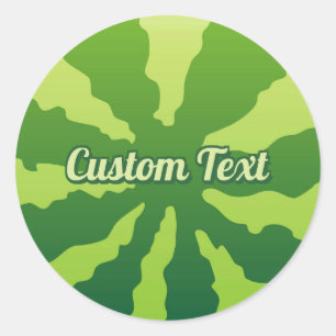 Watermeloen Rind Ronde Sticker