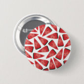 Watermeloen Ronde Button 5,7 Cm (Voorkant /achterkant)